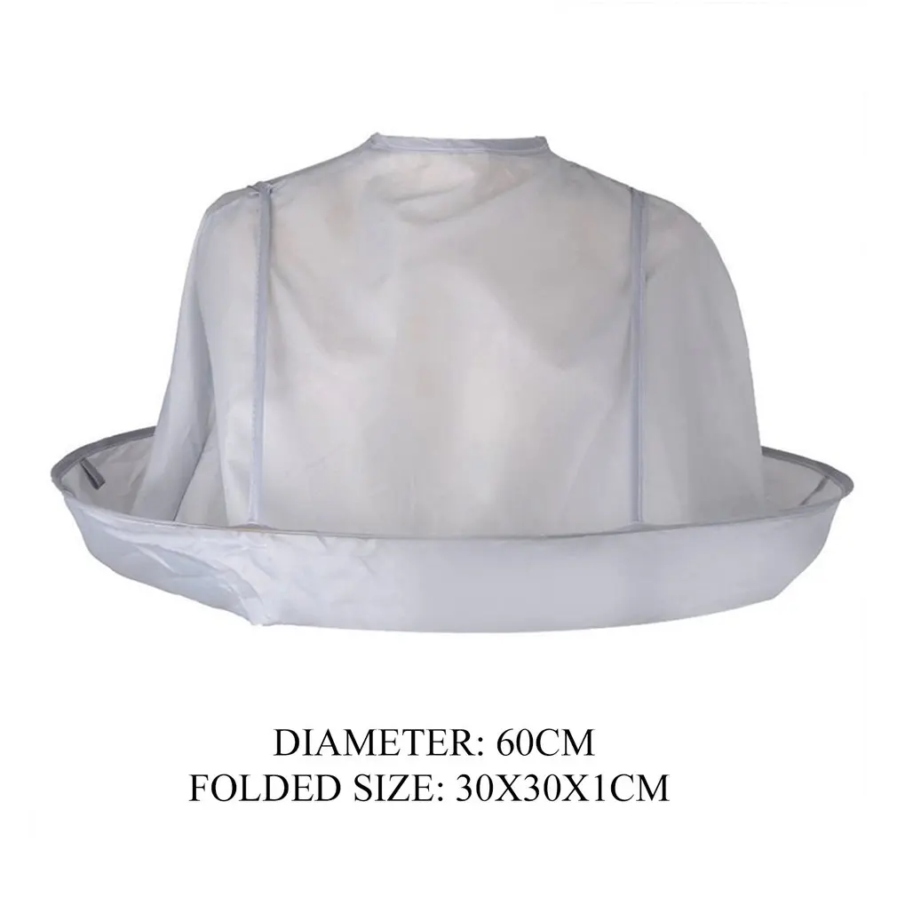 

Adult Medium Size Hair Cutting Cloak Breathable Umbrella Styling Cape Salon Barber Home Stylists Three Dimensional Cape