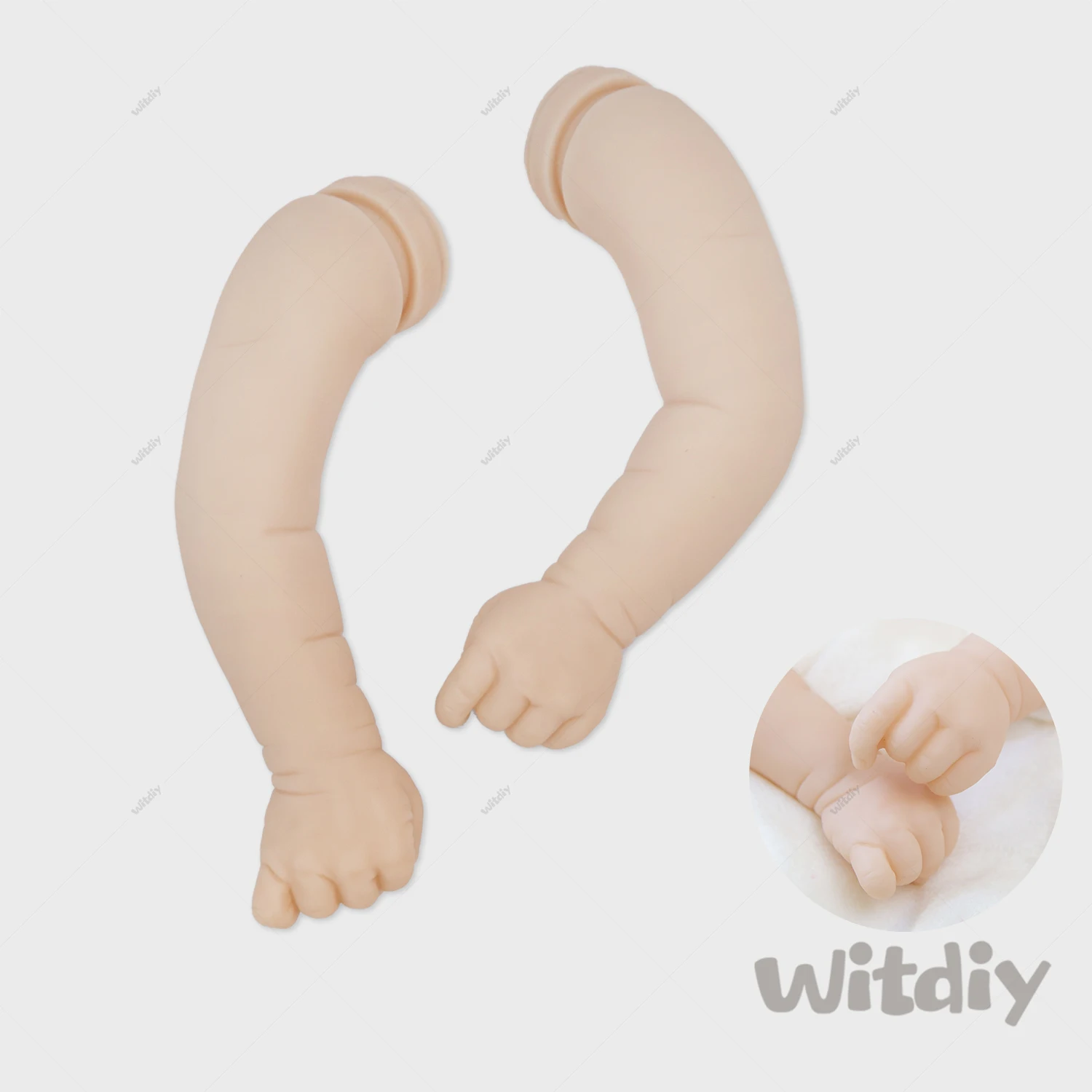 

Witdiy Rosalie 20 Inches Reborn baby doll kit Unpainted reborn kit Lifelike kit Reborn doll kit blank parts