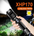 Мощсветильник светодиодный фонарик XHP170, перезаряжаемый от Usb Тактический светильник онарь, фонарик xhp90 xhp70, портативный фонарь с батареей 26650 18650