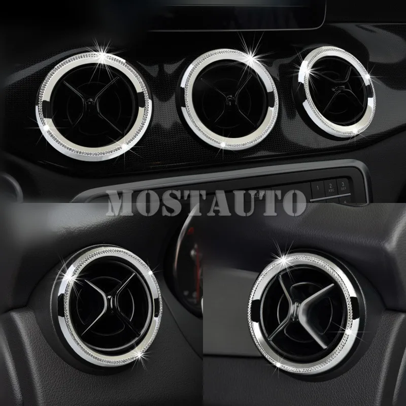 Декоративные автомобильные аксессуары для Benz A-Class W176 B-Class W246 стразы 2012-2018 5 шт. |