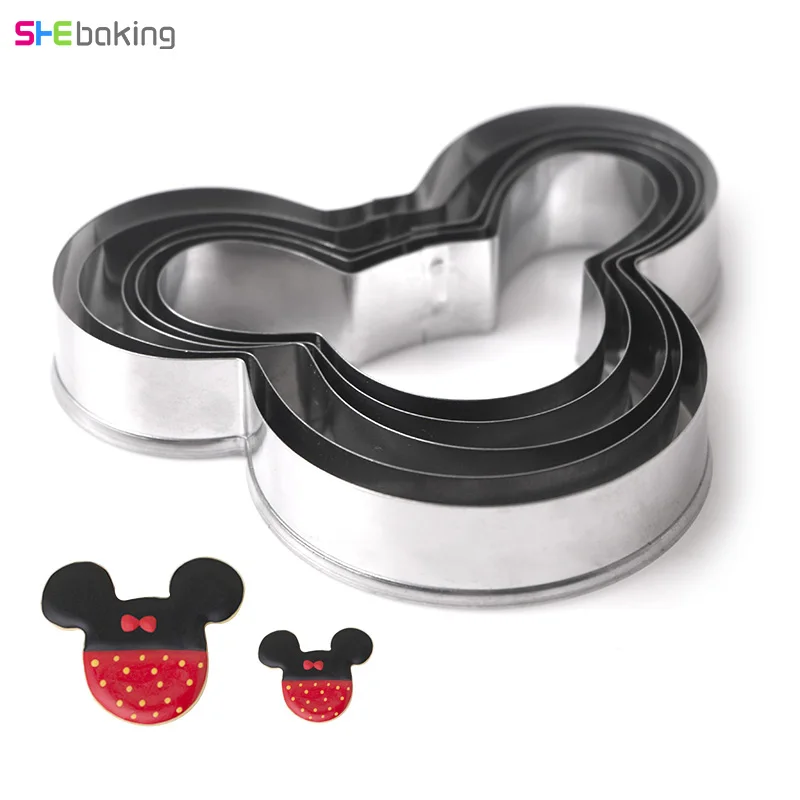 Формы для выпечки Микки мусса из нержавеющей стали|Формы тортов| |