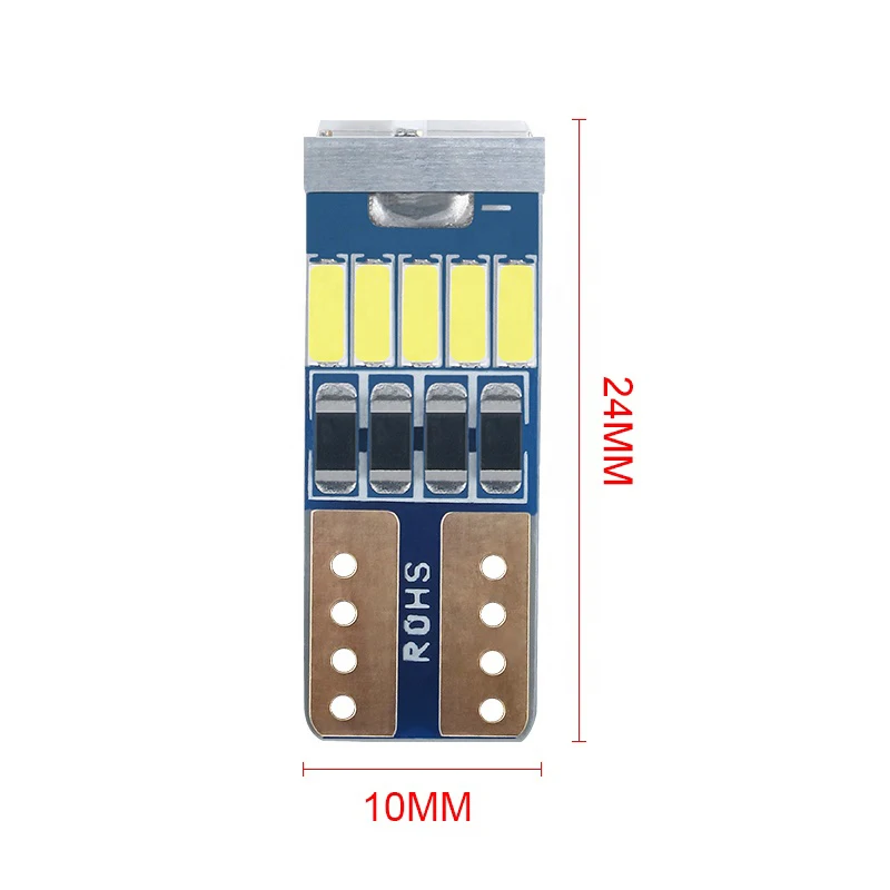 

2pcs 168 194 W5W T10 4014 15SMD Wedge Car LED Bulb 12V Interior Reading Lamp License Plate Light For Dome Diode Canbus No Error
