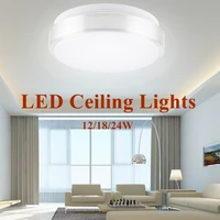 hymela led ceiling lamp 12w 18w 24w modern panel light living room bedroom kitchen ceiling light white