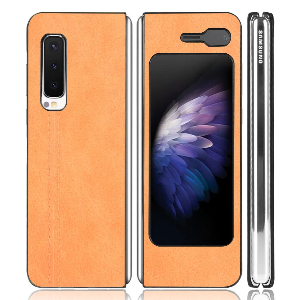 Чехол книжка для Samsung Galaxy W20 жесткий ударопрочный чехол из искусственной кожи