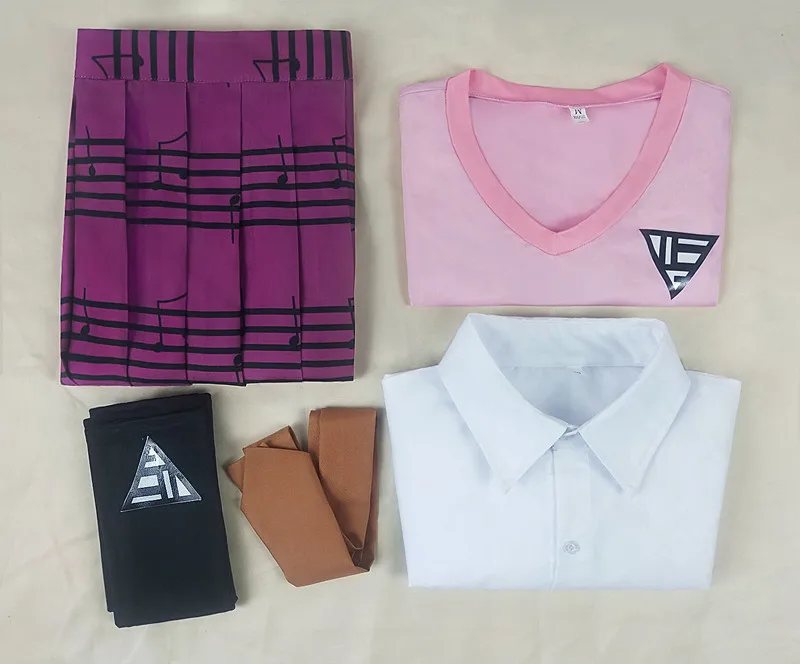 

Danganronpa V3: Killing Harmony Kaede Akamatsu Women Giril Cosplay Costume JK Uniform Suit