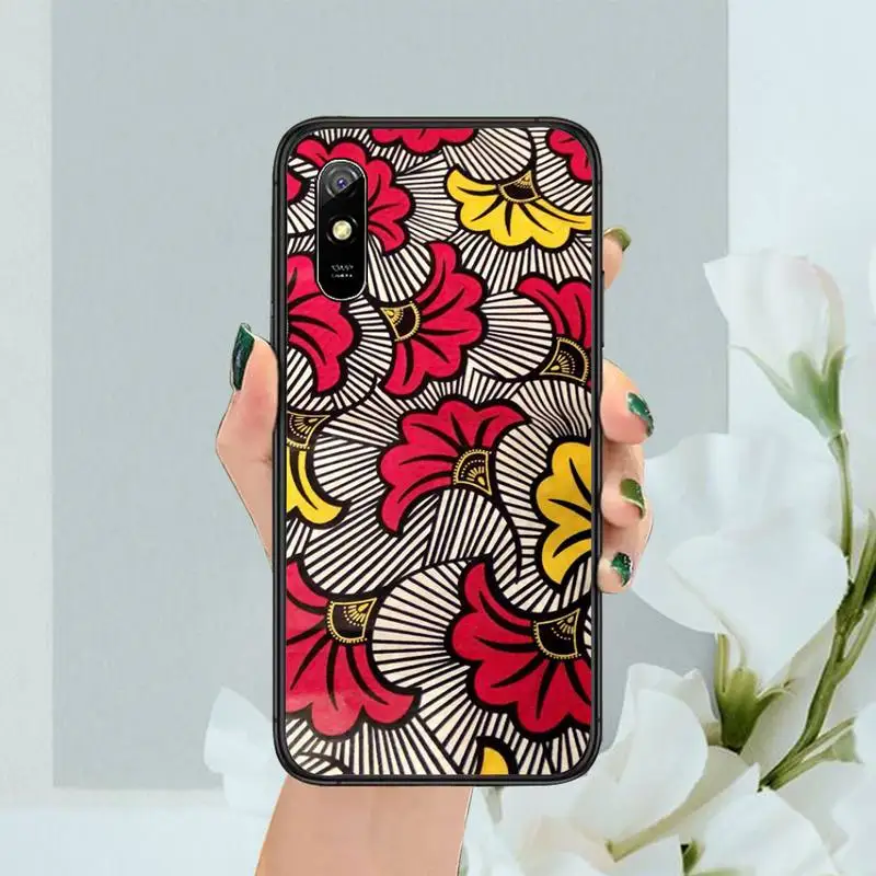 

African style fabric print Printing Phone Case For Xiaomi Redmi Note 4 4x 5 6 7 8 pro S2 PLUS 6A PRO