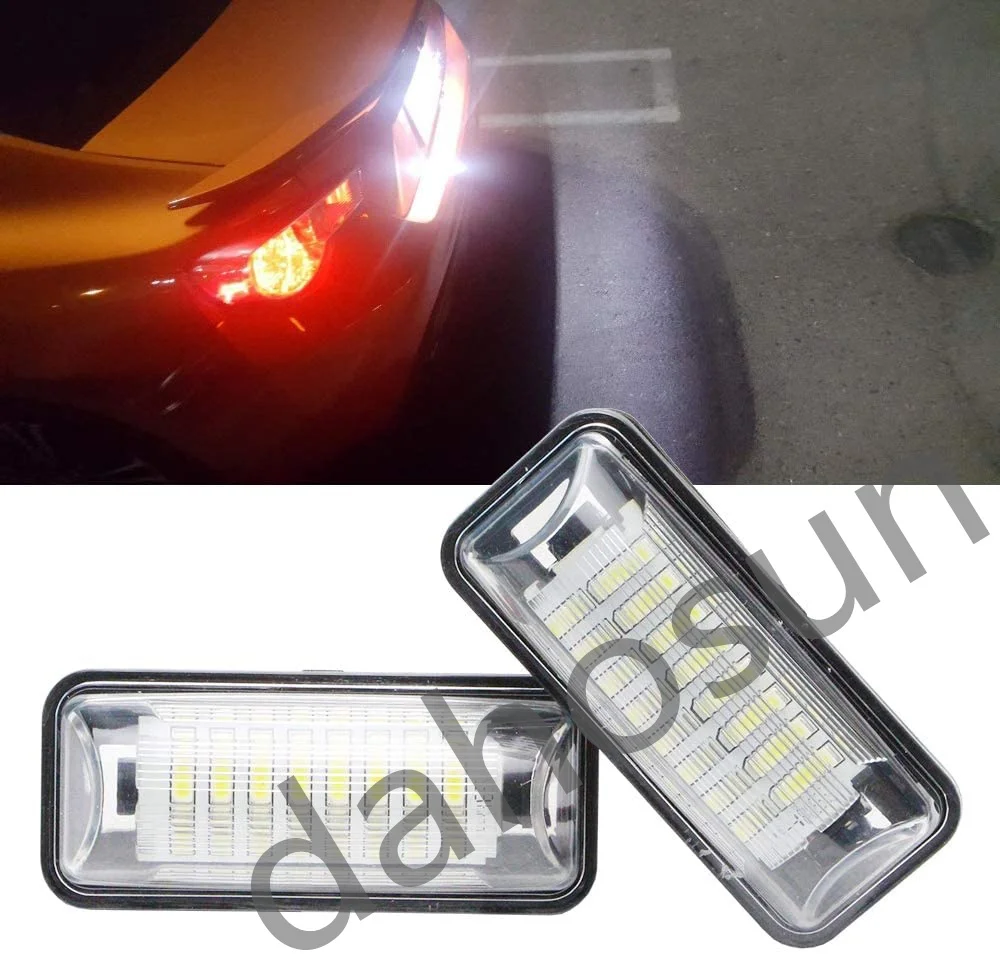 2 шт. 18SMD Белый светодиодный номерной знак светильник для Toyota FT-86 GT86/Subaru BRZ 2012 Subaru