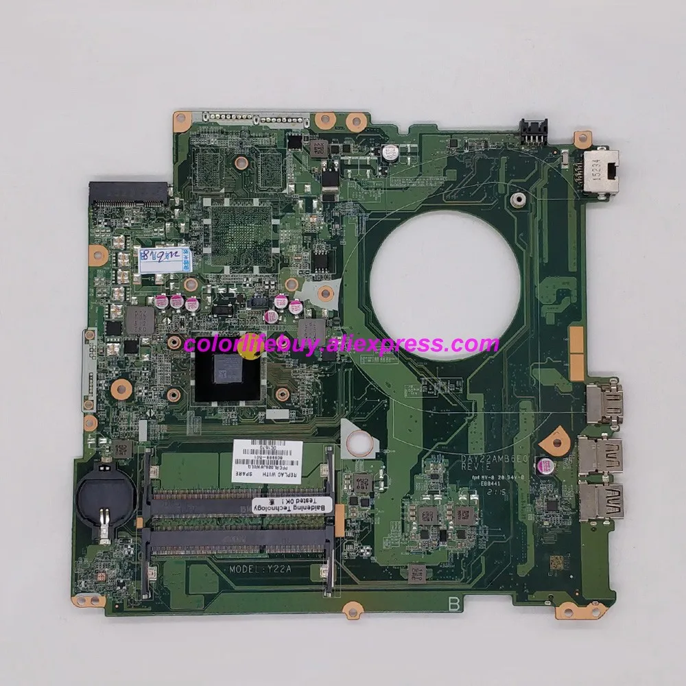 Genuine 809988-001 809988-501 809988-601 DAY22AMB6E0 w E1-6010 CPU Laptop Motherboard for HP Pavilion 17-P Series Notebook PC