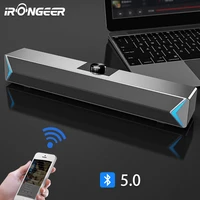 d6 2020 tv sound bar aux usb wired and wireless bluetooth home theater fm radio surround soundbar for pc tv speaker for computer