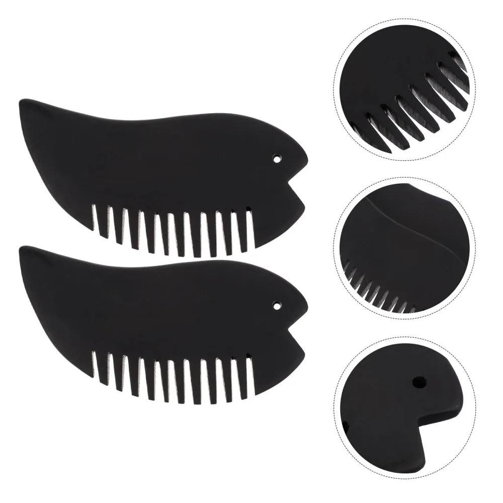 

2 Pcs Handheld Massaging Comb Practical Head Scalp Massager Comb