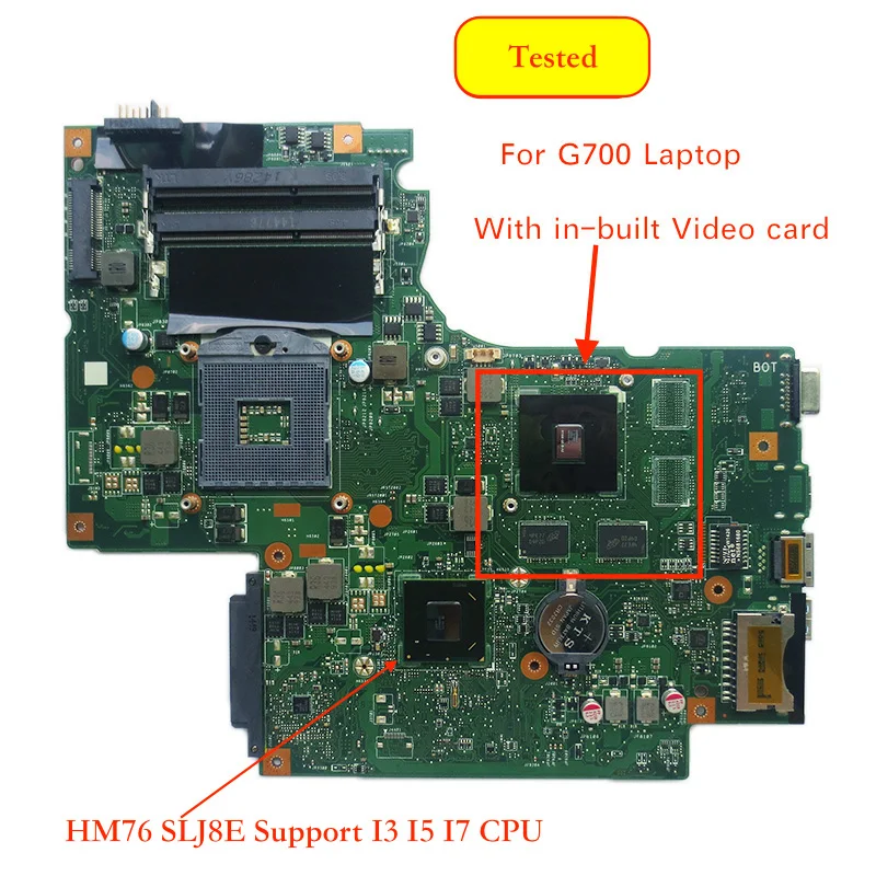 Оригинальная материнская плата для ноутбука lenovo G700|Материнские платы| |