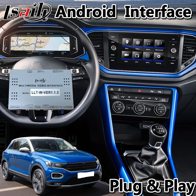 Мультимедийный Интерфейс Android для Volkswagen Teramout / Atlas T Roc MOB MIB MIB2 System 2017 2019