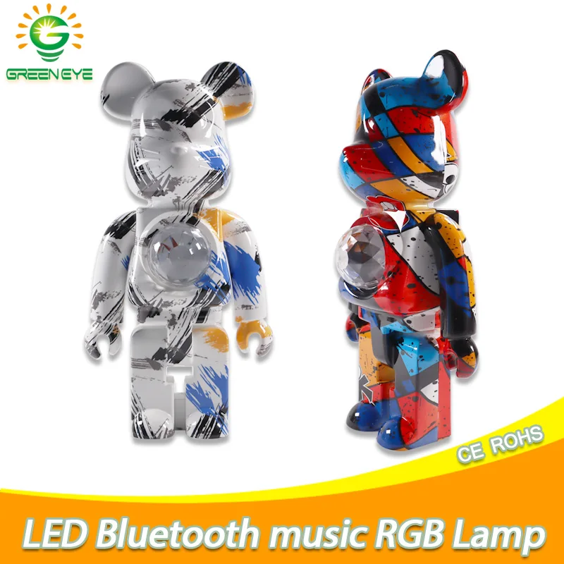 LED Bulb RGB Lamp USB 5V led Bluetooth Music Lamp brickbear led Spearker Bulb Stage Magic DJ Disco Ball Lamp Indoor Home Party