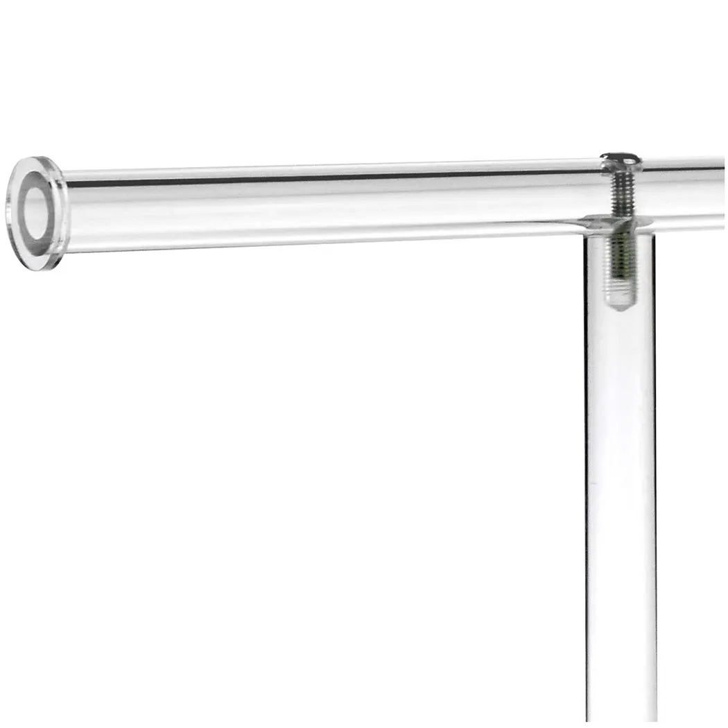 

Transparent Acrylic Round Bracelet Display Stand 2 Layer T-shaped Jewelry Display Stand Jewelry Storage Rack
