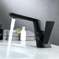basin faucet modern black bathroom sink mixer tap brass chrome wash basin faucet single handle single hole crane for bathroom