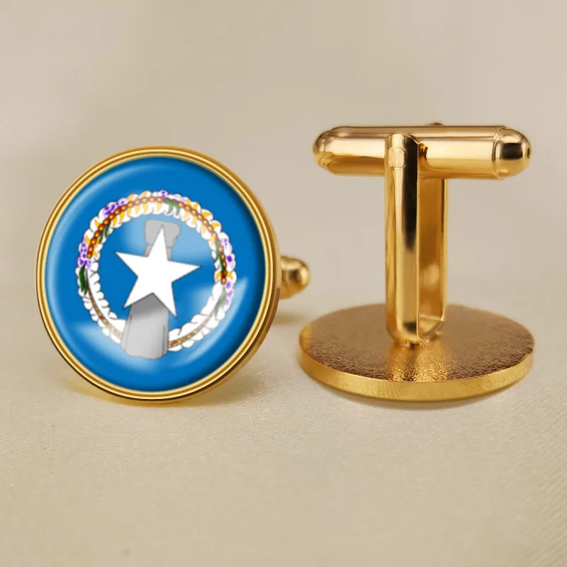 Герб Северные Марианские острова национальный флаг эмблема запонки | Украшения и