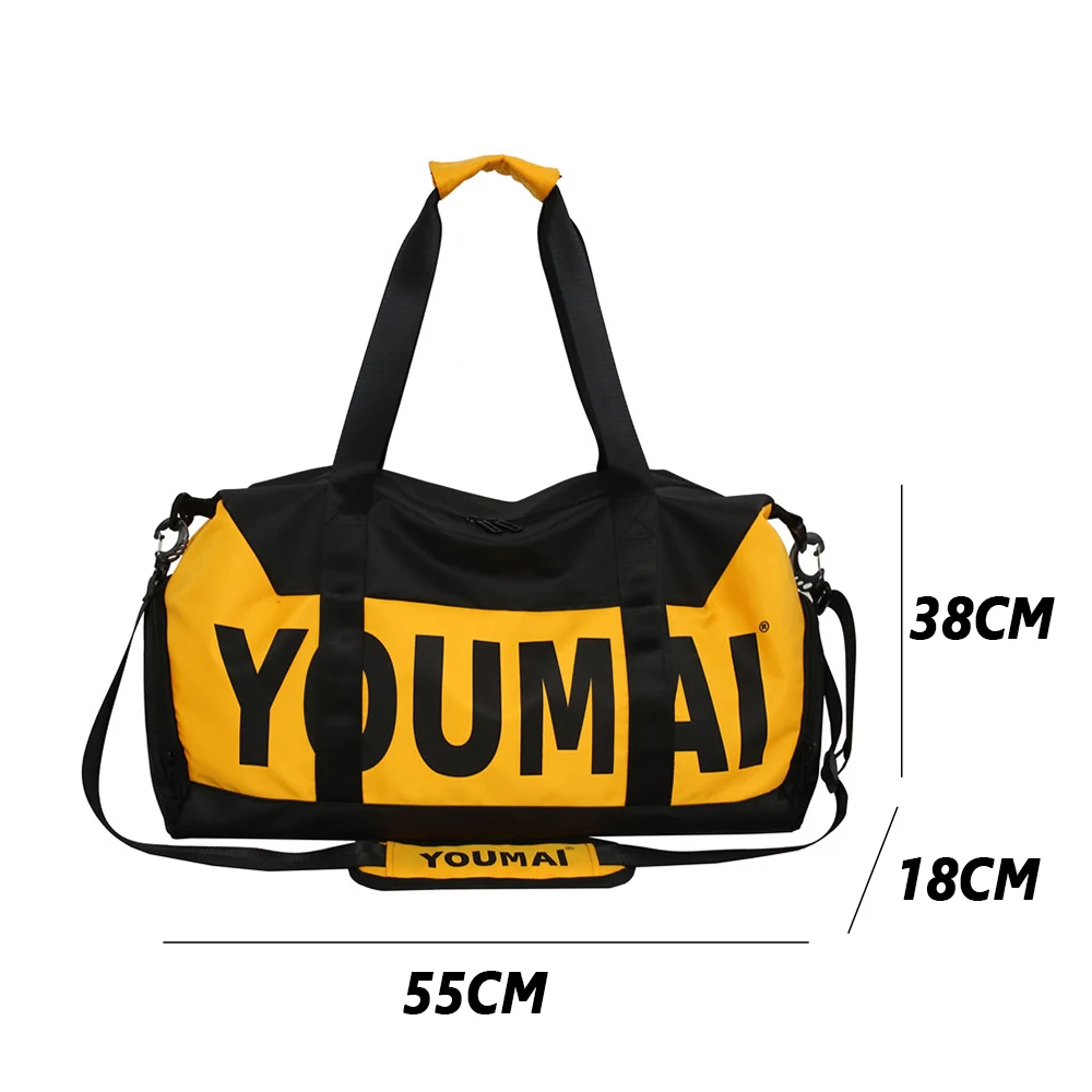 New Large Capacity Sports Bag Waterproof Gym Packable Duffle Travel Dry Wet Separation Backpack Yoga Tote Shoulder Bags  X349A