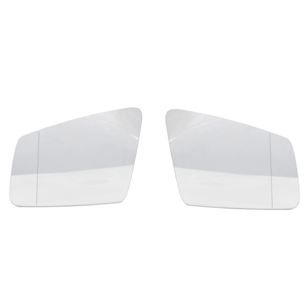 Зеркало заднего вида с левой и правшей Сменное белое стекло для Mercedes Benz W212 204 221