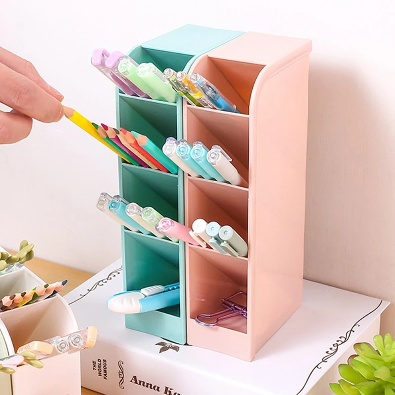 Настольный органайзер для ручек Caddy офисный сетчатый ящик хранения карандашей| |