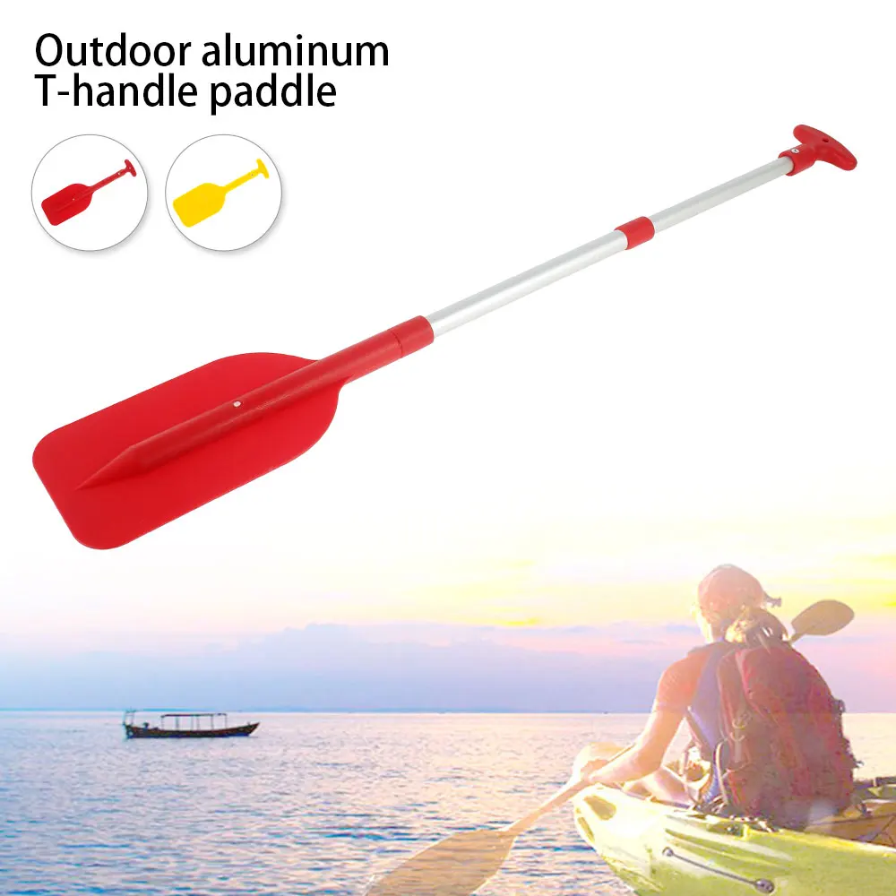 1Pc Kayak Raft Telescopic Paddle Portable Collapsible Adjustable Aluminum Alloy Oar Safety Boat Accessories Kayak Paddle