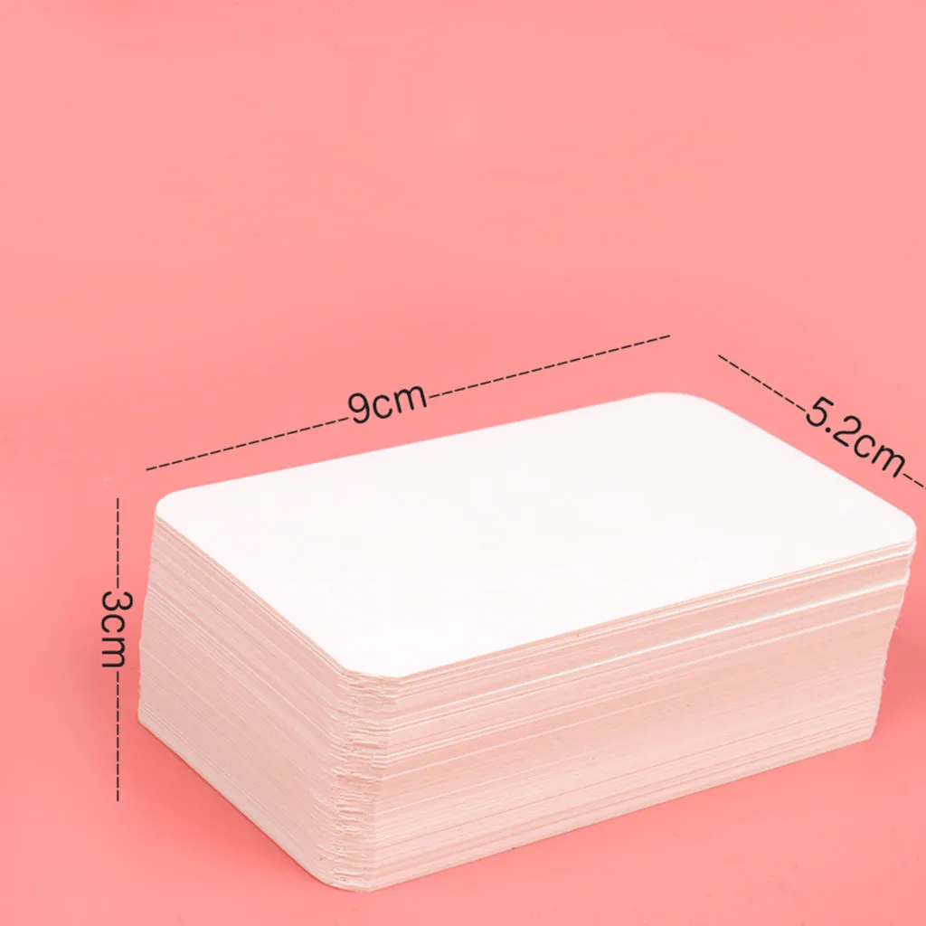 

Multi-use Card Memory Exercises Messages Graffiti Blank Business Diy White Kraft Paper Card Label Bookmark Name Card#p40