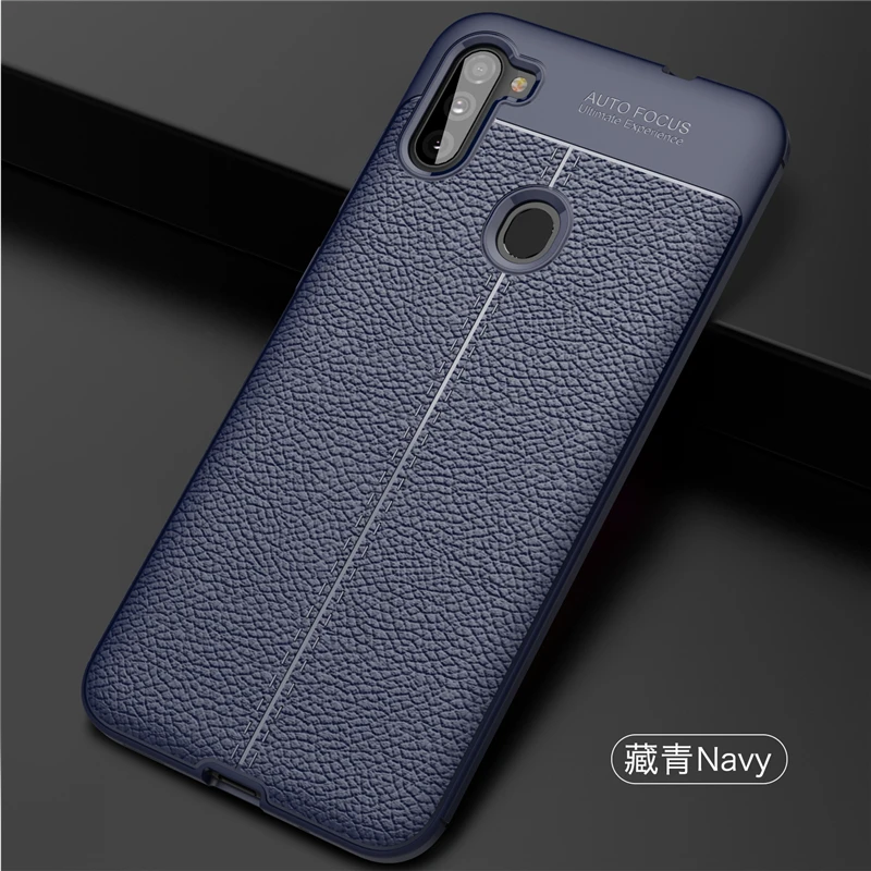 

For Samsung Galaxy A11 Case Cover Leather Soft Silicone Shockproof Bumper Phone Case For Samsung A11 Back Cover For Samsung A11