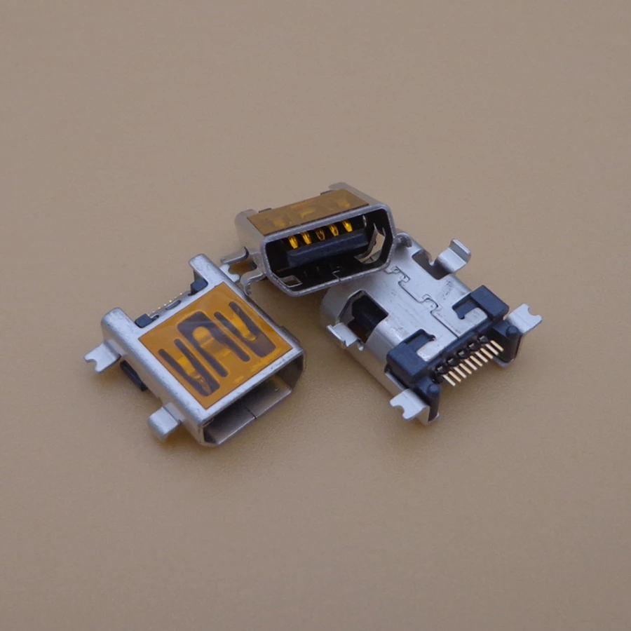 50 шт. микро 8P порт Гнездо для зарядки мини usb разъем 8-контактный MP3 MP4 GPS и т. Д. 4 ноги