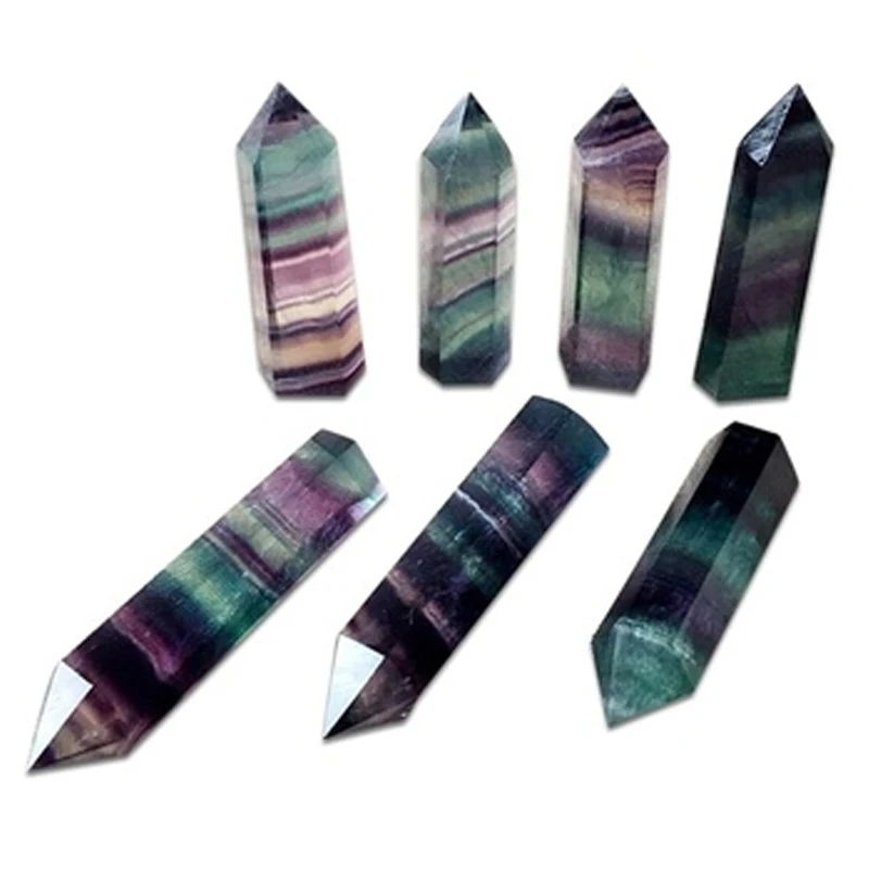 Драгоценный камень Красивые Украшения хрустальный бар минералы флюорит