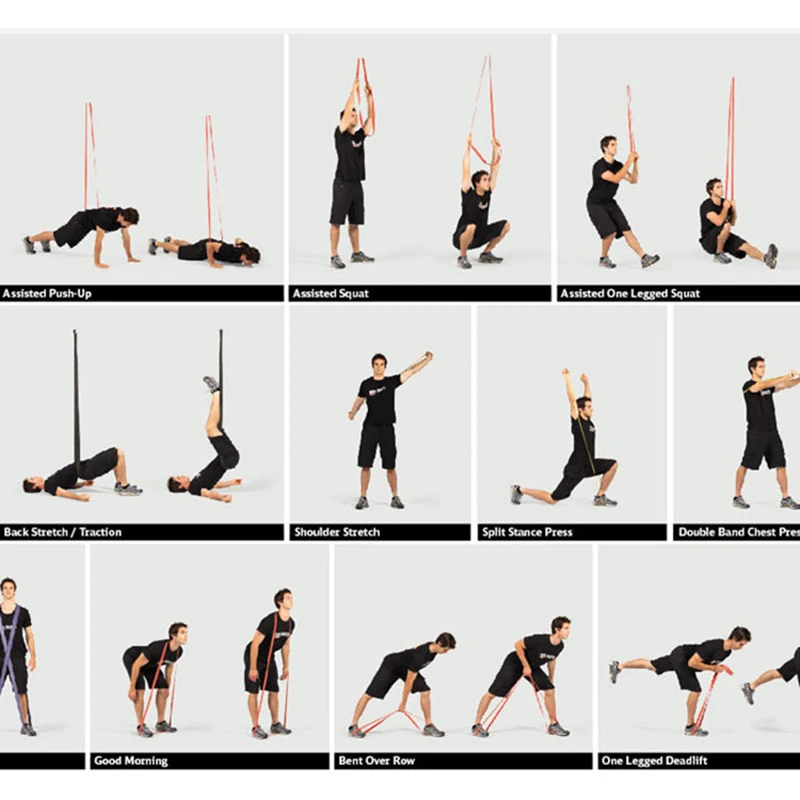 Латексное Утягивающее кольцо для фитнеса Эластичная Веревка Пояс силовых