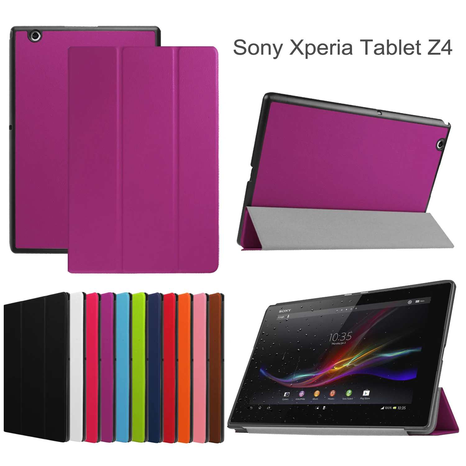 Чехол для планшета sony Xperia Z4 10 1 &quotSGP771 SGP712 ультратонкая кожа подставка Tablet Ultra