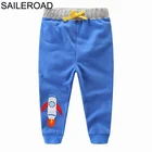 Весенние штаны для мальчиков SAILEROAD, спортивные штаны для мальчиков, Хлопковые Штаны для маленьких мальчиков, Детские теплые спортивные штаны