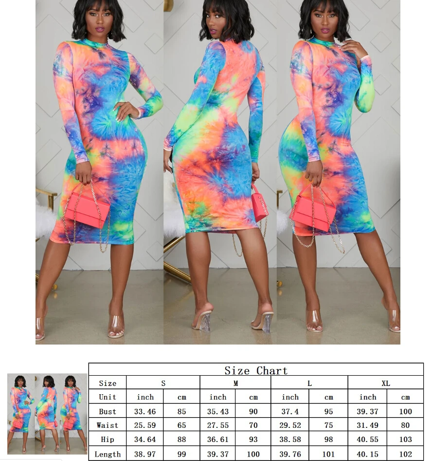 Женское осеннее повседневное обтягивающее женское платье-миди с длинным рукавом