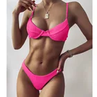 Микро-бикини 2022, комплект бикини с пуш-ап, женский купальник, стринги, бразильский женский купальник, сексуальный купальный костюм, пляжная одежда