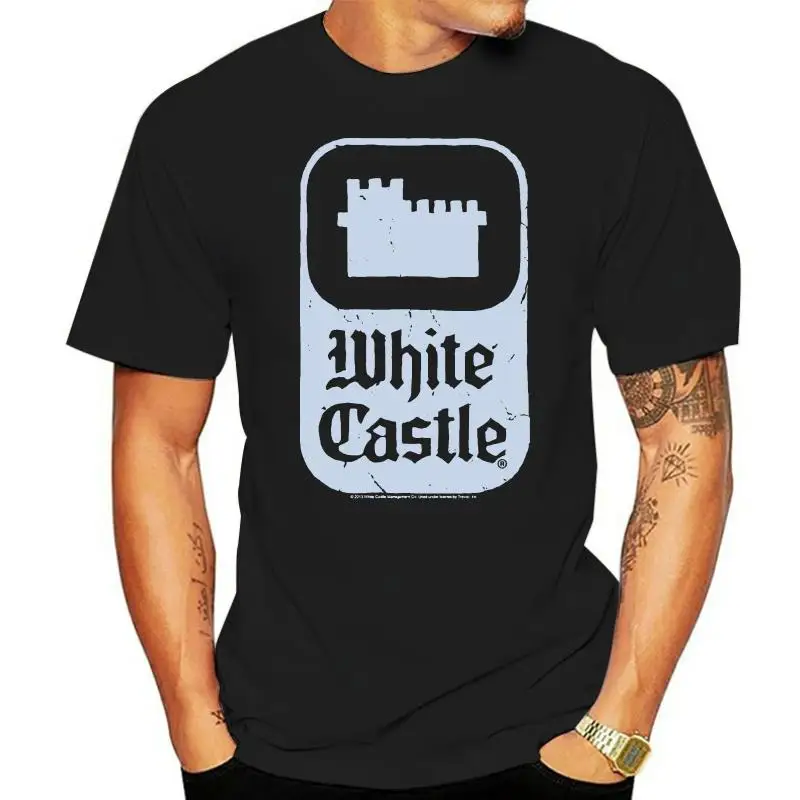 

2022 Printed Men T Shirt Cotton Short Sleeve White Castle Classic Logo Men's Regular Fit T-Shirtwomen t shirt