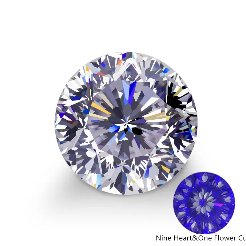 Бриллиантовые муассаниты высшего качества незакрепленные бусины с муассанитом