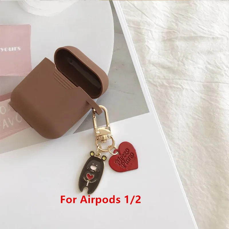 8 Милый силиконовый чехол с подвеской для Apple Airpods Pro Чехол Аксессуары для наушников Bluetooth защитный чехол - Цвет: 8