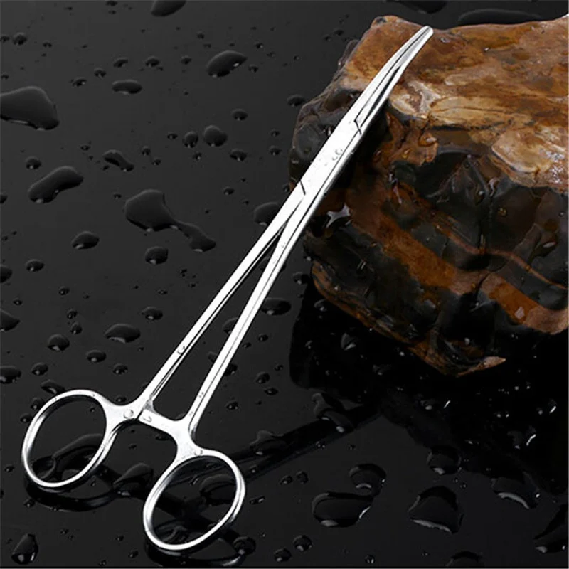 

Stainless Steel Fishing Plier Curved Tip Scissor Round Handle Line Cutter Hook Remover Tackle Clamps Fishing Tools Outdoor 2021