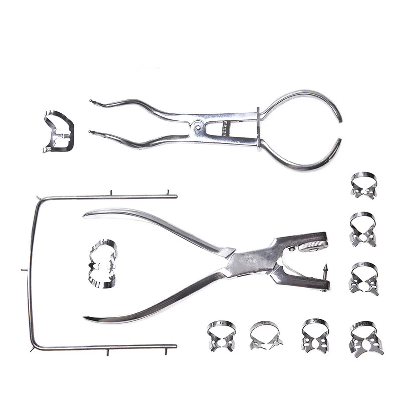 Пероральный ортодонтический Материал Уход за зубами дамба перфоратор Дырокол