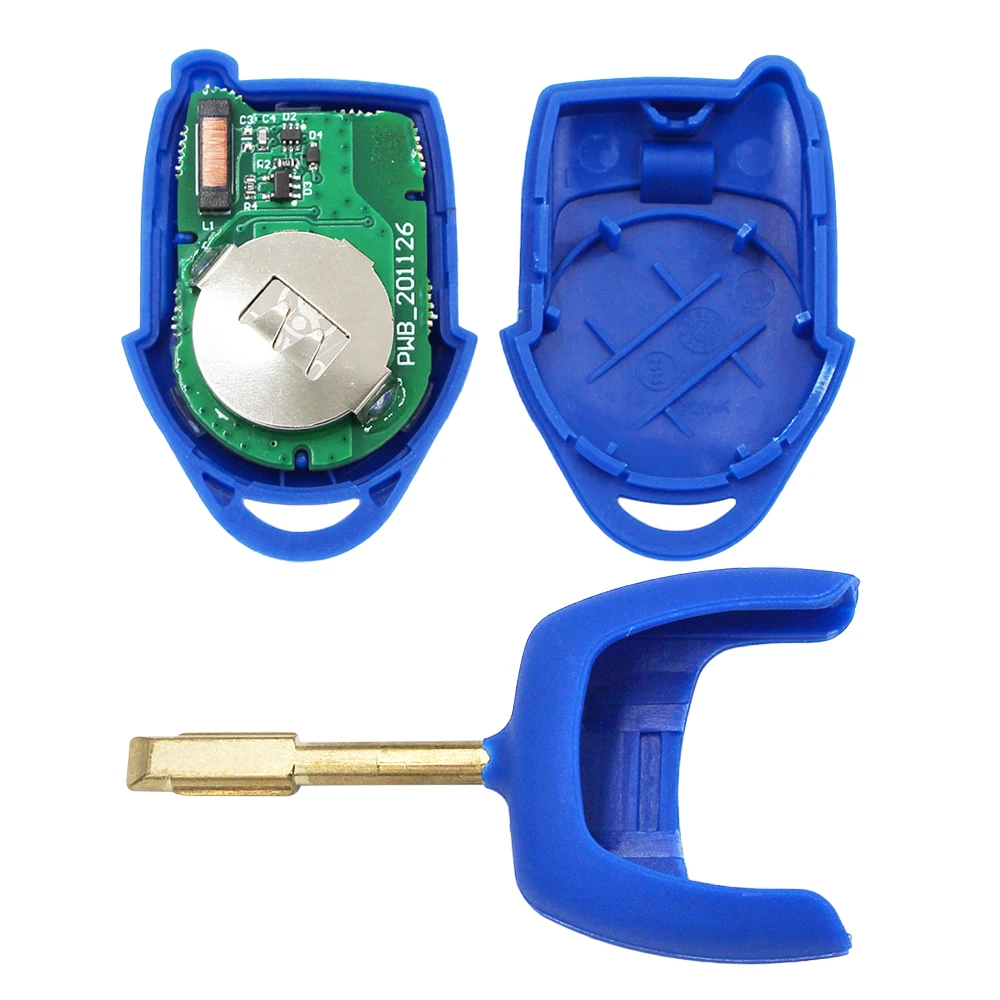 3 кнопки дистанционного ключа FOB 433 МГц ID63 4D63 6F чип для Ford Transit WM VM 2006 2014 P/N: 6C1T15K601AG