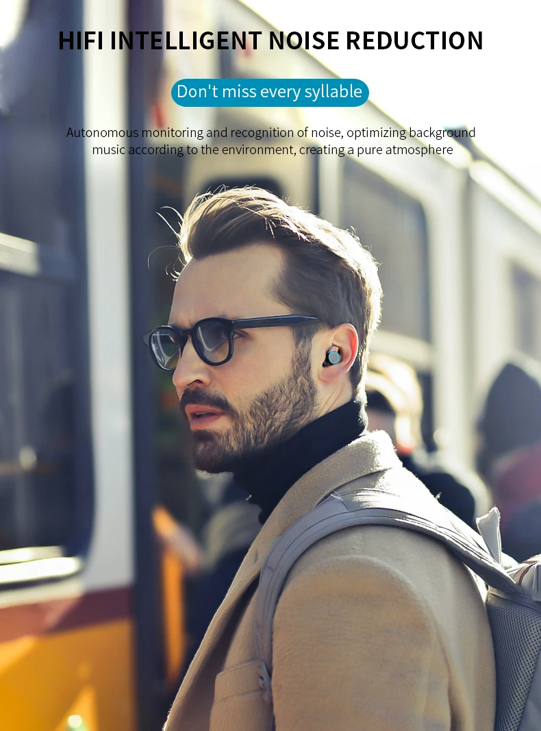 G06 Bluetooth наушники TWS стерео бизнес Bluetooth гарнитура беспроводной светодиодный дисплей с зарядным устройством 4000 мАч