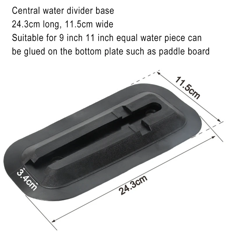 

Portable Black Surfboard Splitter Base Kiteboards Splitter Button-type Base Surfboard Splitter Surfboard Accessories