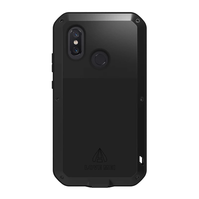 Металлический Чехол Love Mei для Xiaomi Mi 8 ударопрочный чехол телефона Mi8 прочный
