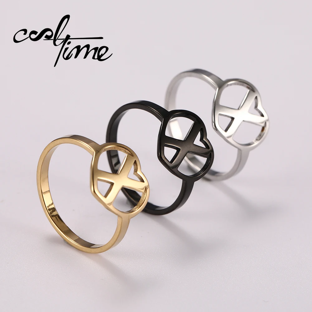 COOLTIME из нержавеющей стали руны кольца с буквами простые мужчины и женщины амулет