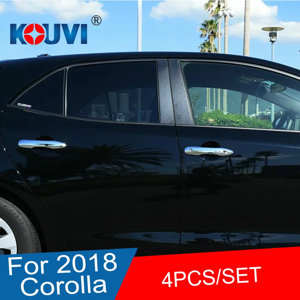 ABS хромированная крышка ручки двери отделка полосы аксессуары для Toyota Corolla Sport