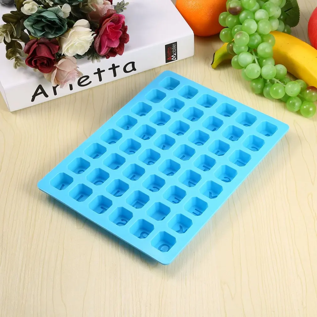 Силиконовая форма с английским алфавитом для приготовления домашней шоколадной