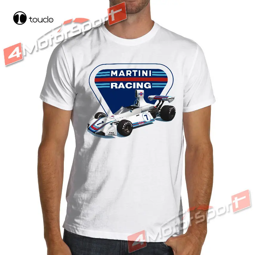 

New Summer Cool T-Shirt 1975 Bt44B Vintage Car Racings T-Shirt Racings Cotton Tee Shirt Custom aldult Teen unisex unisex