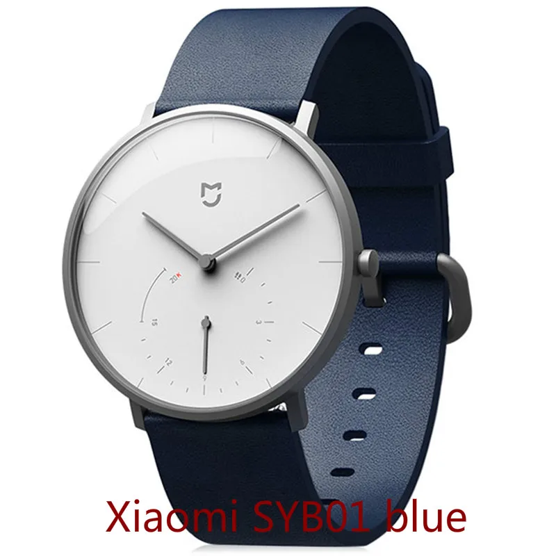 xiaomi SYB01blue Оригинальные кварцевые Смарт-часы Xiaomi Mijia BT водонепроницаемые механические умные часы с шагомером и интеллектуальным напоминанием для Android IOS - Цвет: xiaomi SYB01blue