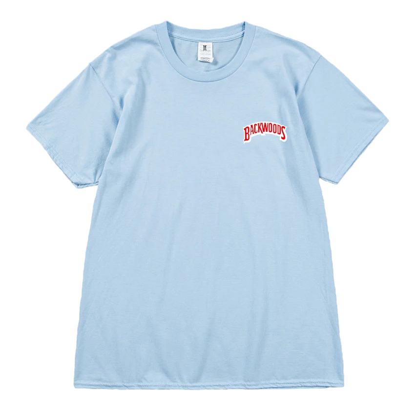 

Backwoods 2021 Spring Summer new short sleeve t shirt men solid color 100% cotton o-neck tops plus size high quality t-shirt