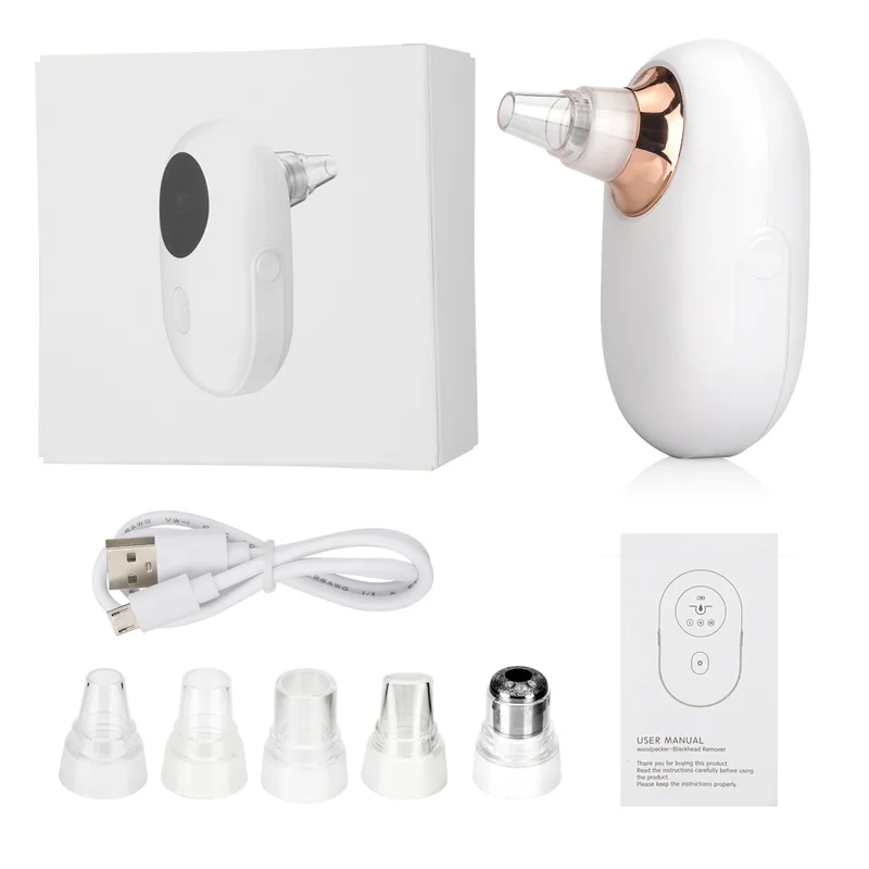

Blackhead Remover Insteument Pore Vacuum Suction Cleaner Skin Care Against Black Dots Cleanser Face Acne Pimple Extractor Tools