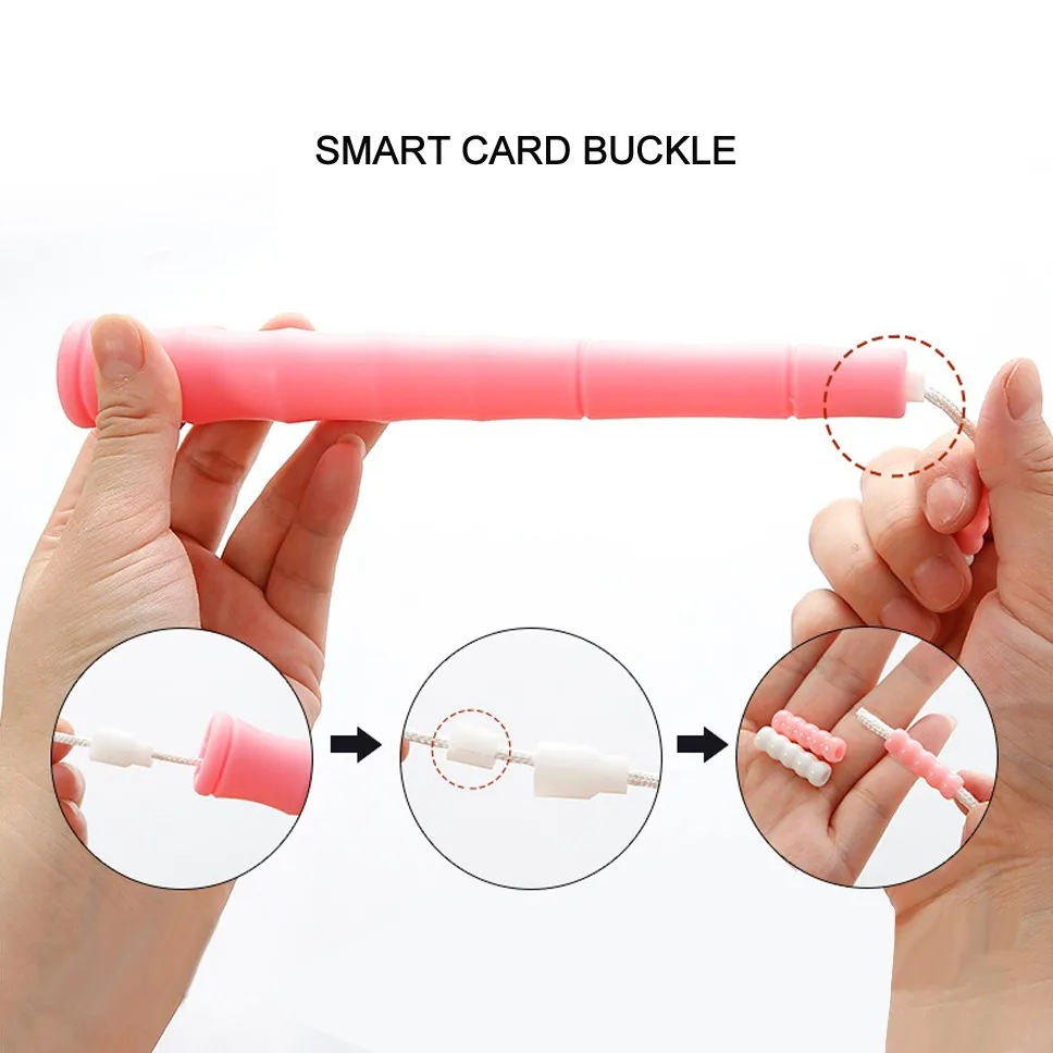 

Skipping Rope Soft Slub Student Skipping Competition Special Slub Pattern Skipping Rope Exercise Fitness Equipment